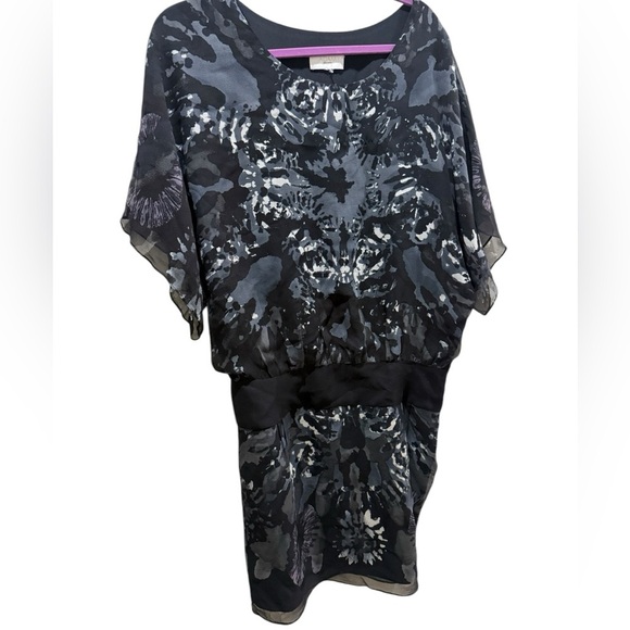 Adam Lippes Silk Mini Dress – Slouchy Floral Print, See Measurements - Picture 4 of 7